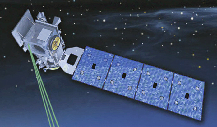 ICESat-2 will measure the height of Earth's icecaps to track melting and other changes.
