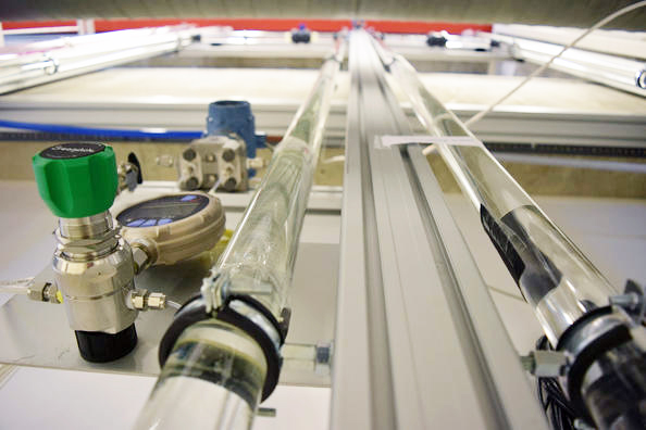 Atlantic current flows are simulated in a 4.5m test rig in Stavanger.