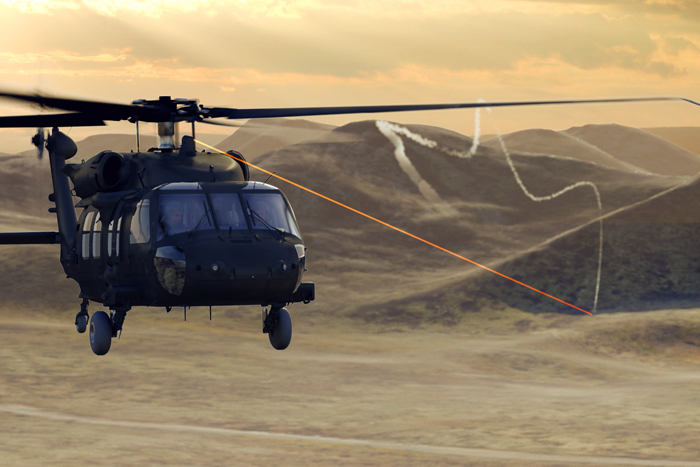 ATIRCM uses BAE Systems’ Common Missile Warning System to detect a missile.