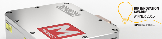 Awarded: M Squared Lasers' SolsTiS laser has been acknowledged by the Institute of Physics.
