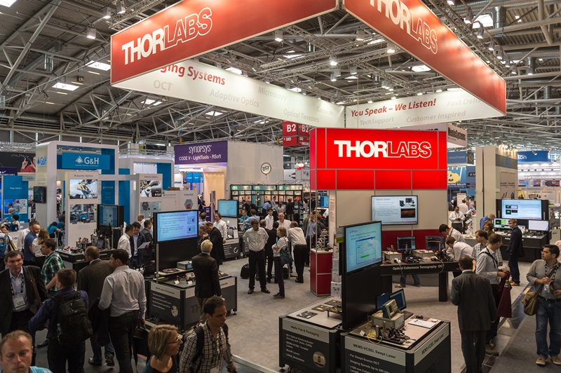 Thorlabs booth at Laser World of Photonics