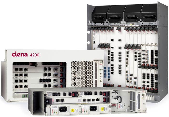 Ciena's 4200 range optimizes WDM transport with integrated switching and services management. 