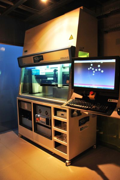 Bioprinting: laser-assisted deposition of living cells