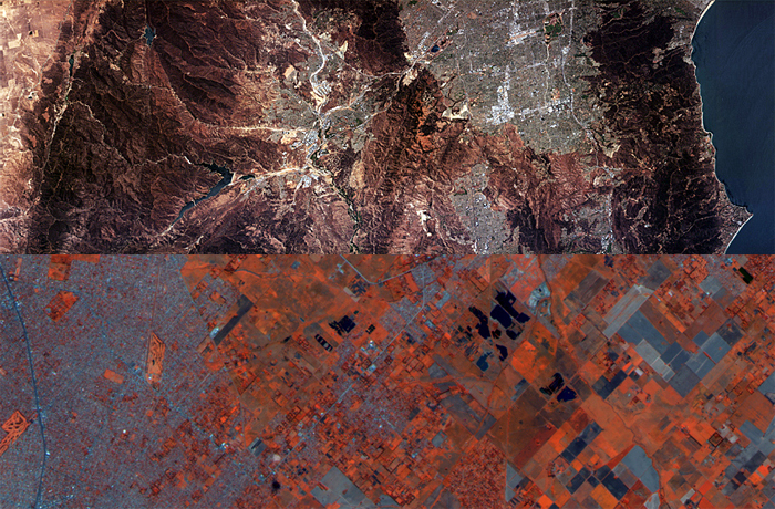 Colorful scenes: South Africa's new satellite will have improved sensing powers.