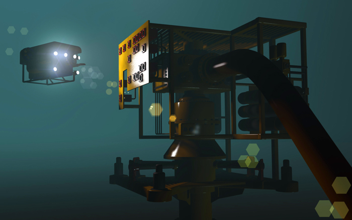 ROV's like this are used for diverse underwater inspections.