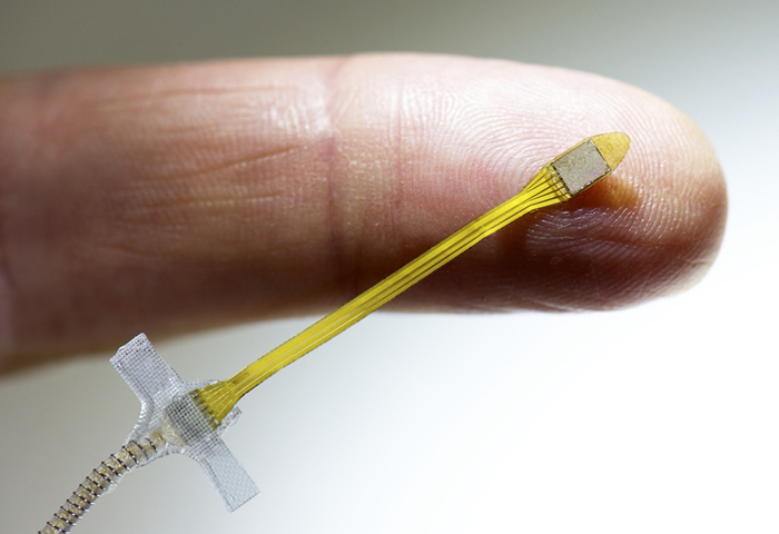 Retina Implant's microchip is implanted below the retina, in the macular region where light-sensitive photoreceptor cells are located. 