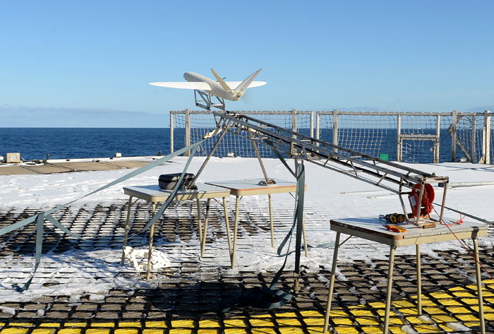 We have lift-off! SULSA launching from HMS Protector.
