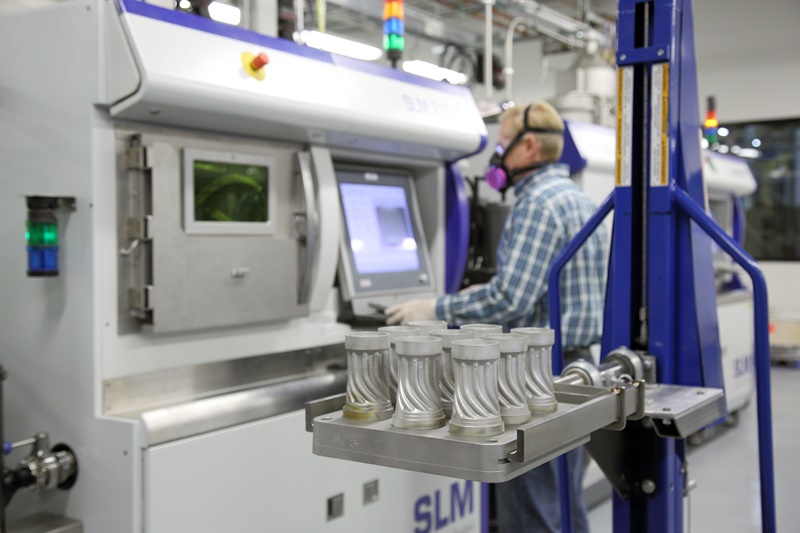 SLM equipment in action