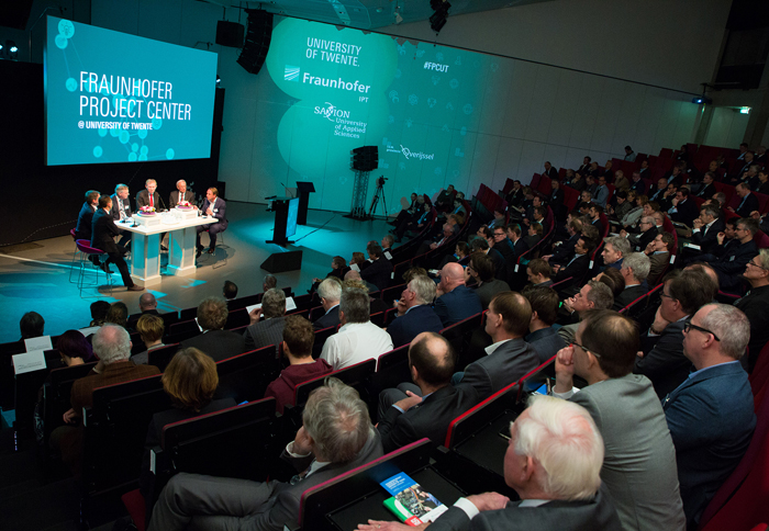 The opening ceremony drew a lot of interest from the Dutch and German partners.