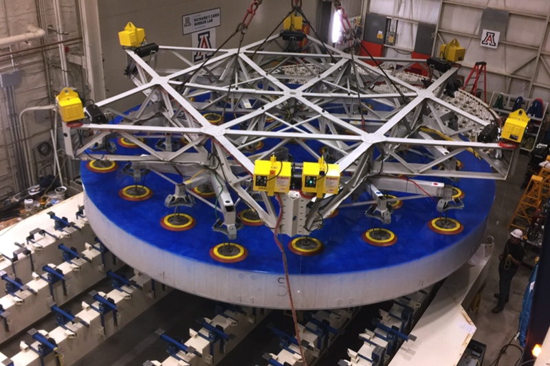 Heading south: the GMT's first mirror Heading south: the GMT's first mirror