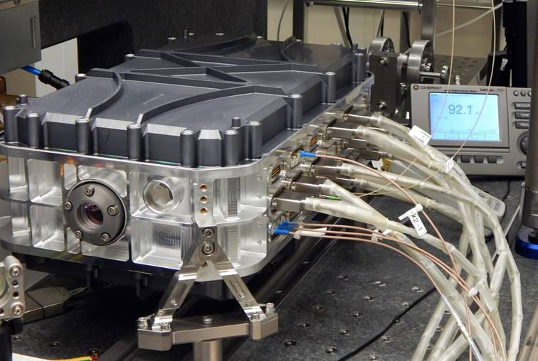 On show at Photonics West: Fraunhofer ILT's FULAS platform for spaceborne lasers. On show at Photonics West: Fraunhofer ILT's FULAS platform for spaceborne lasers.