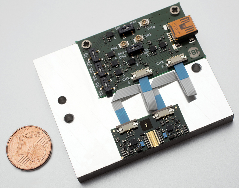 Compact laser source generating optical pulses of between 200ps and 20ns.