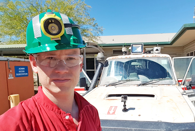 Michael Milford led a team to help autonomous vehicles navigate mine tunnels.