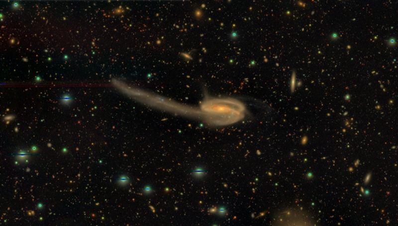 The 'Tadpole' galaxy: part of Subaru's first major data release The 'Tadpole' galaxy: part of Subaru's first major data release