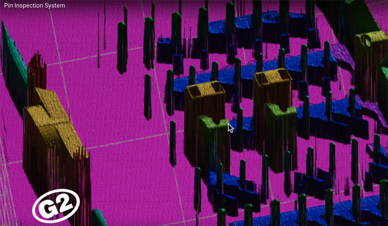 To achieve a complete 3D point cloud, the part is scanned from both directions.