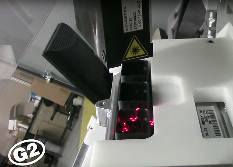 In action: 3D inspection system from G2 Technologies.