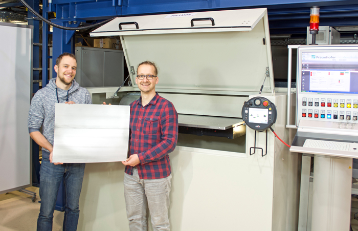 Laser structuring system at Fraunhofer IWS, Dresden. 
