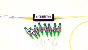 Optoscribe's 3D Optofan series of fiber interfaces.