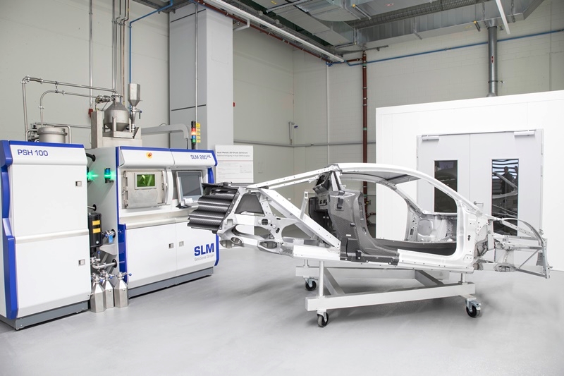 SLM280 machine at Audi