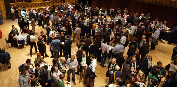 Warm welcome: the reception at the 2016 event in Edinburgh, 