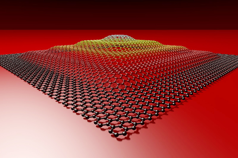 Pyramid made from graphene.
