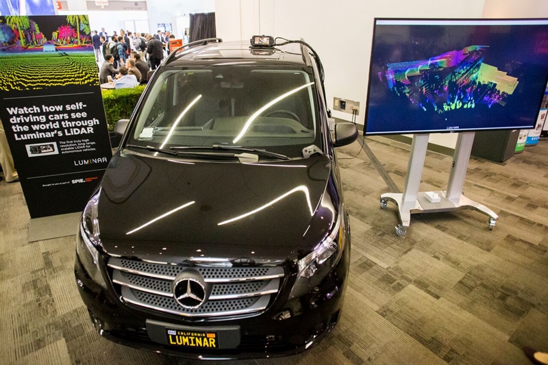 Luminar Technologies' lidar at Photonics West