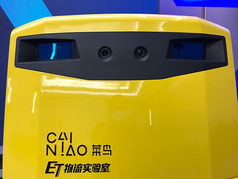 RoboSense lidar in Cainiao logistics vehicle RoboSense lidar in Cainiao logistics vehicle