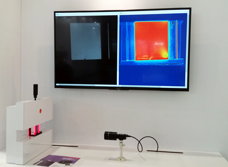 Stress test: Polarized cameras have applications in glass manufacture.