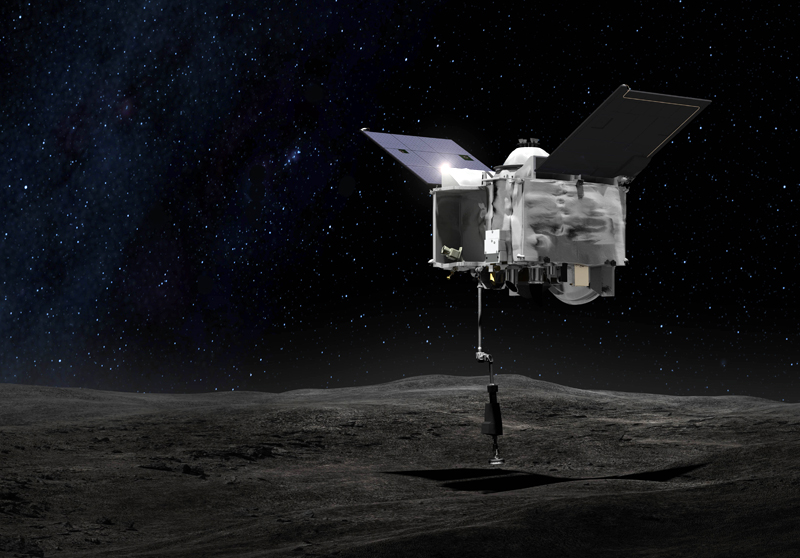 First contact: OSIRIS-REx probe takes a close look at asteroid Bennu. First contact: OSIRIS-REx probe takes a close look at asteroid Bennu.