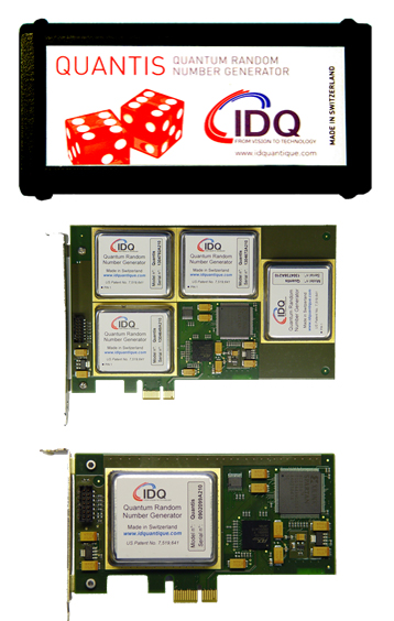 IDQ's Quantis Random Number Generator. 