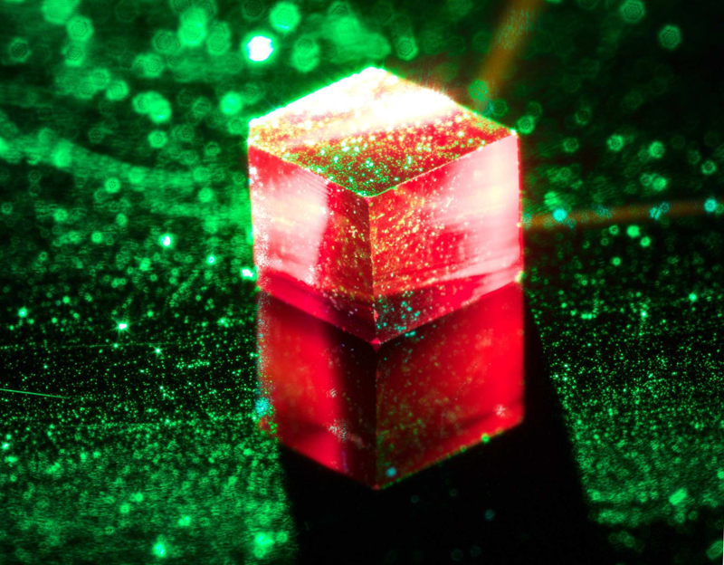 The maser diamond was developed by Element Six.