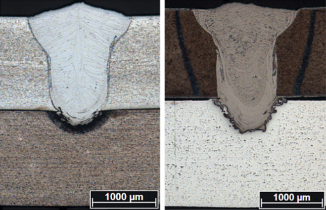 Steel-aluminum composite parts are ideal for reducing vehicle weight.