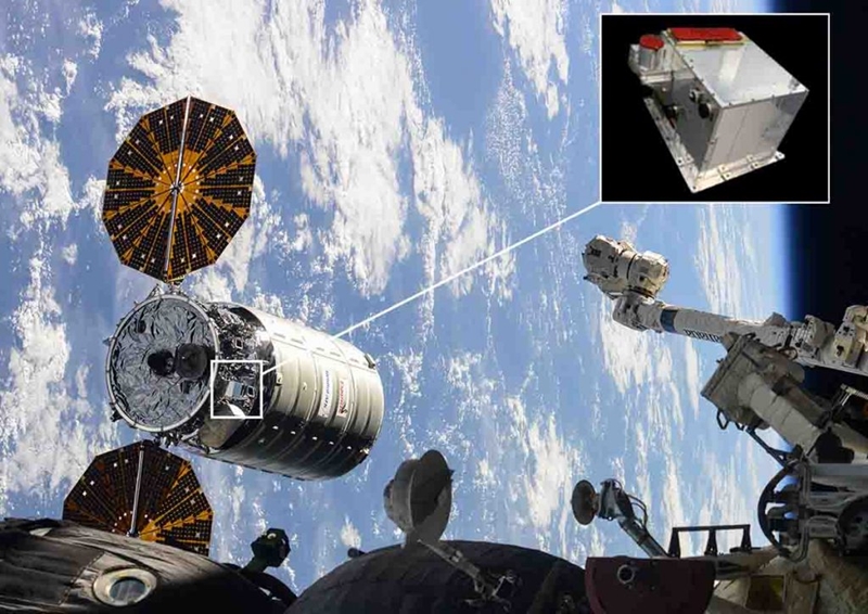 Neptec's 'Tridar' sensor unit in action