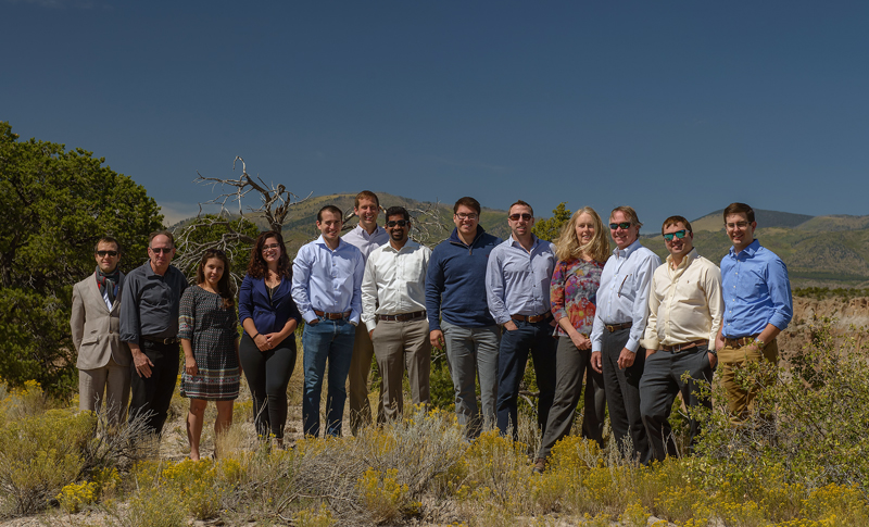Desert blooms: The UBiQD team.