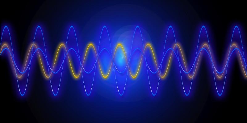 Wavelength changes as laser moves from one steady state to a new steady state.