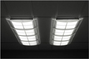 White OLED ceiling lamp