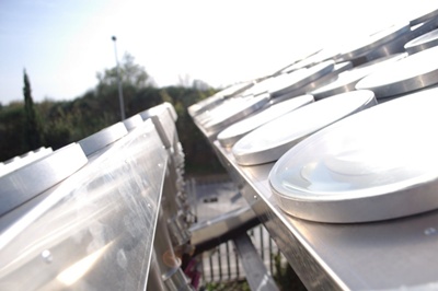 All-glass concentrator