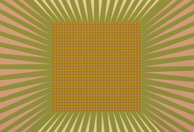 Micrograph of NIST’s high-resolution camera that counts single photons.