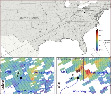 Pollutant gas imaging with TROPOMI