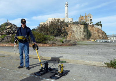 Just visiting: Binghamton University archaeologist Timothy de Smet.