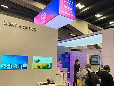 Jenoptik's booth at LASER China.