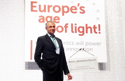 Crunch time: Photonics 21 Vice President Giorgio Anania. 