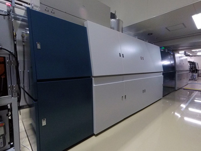 Exterior of Hamamatsu's new high-energy industrial pulsed laser system.