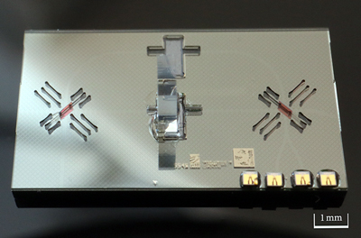 Work in progress: Photonic Integrated Chips for secure quantum communications.