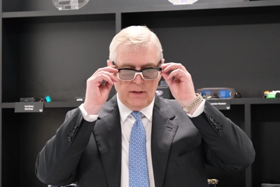 Royal assent: HRH Duke of York tests AR glasses