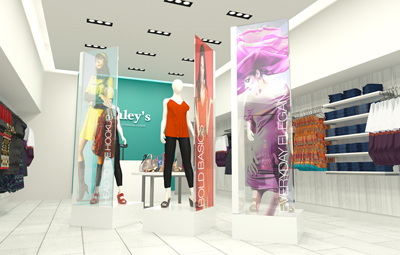 LookThru OLED display presents a self-emitting transparent image. 