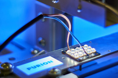 Beer purity assurance: Test set-up for UV-C LEDs.