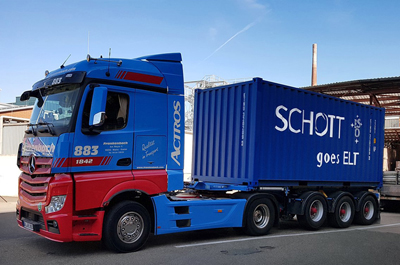 The first shipment of ELT primary mirror blanks arrives at Safran Reosc.