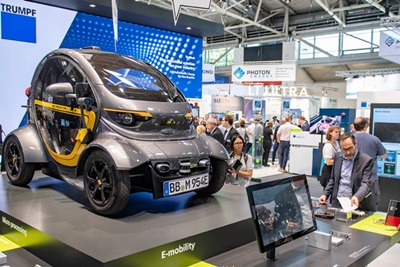 Trumpf's booth at LASER 2019 in Munich