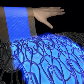 Illuminating fabrics